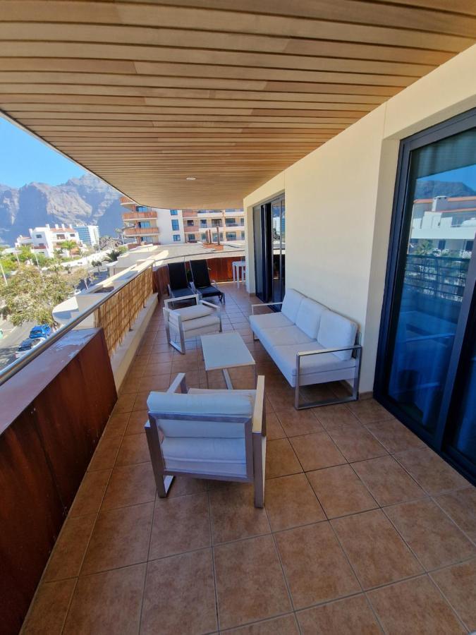 Large Terrace With Views On The Cliffs At Balcon De Los Gigantes Puerto de Santiago Kültér fotó