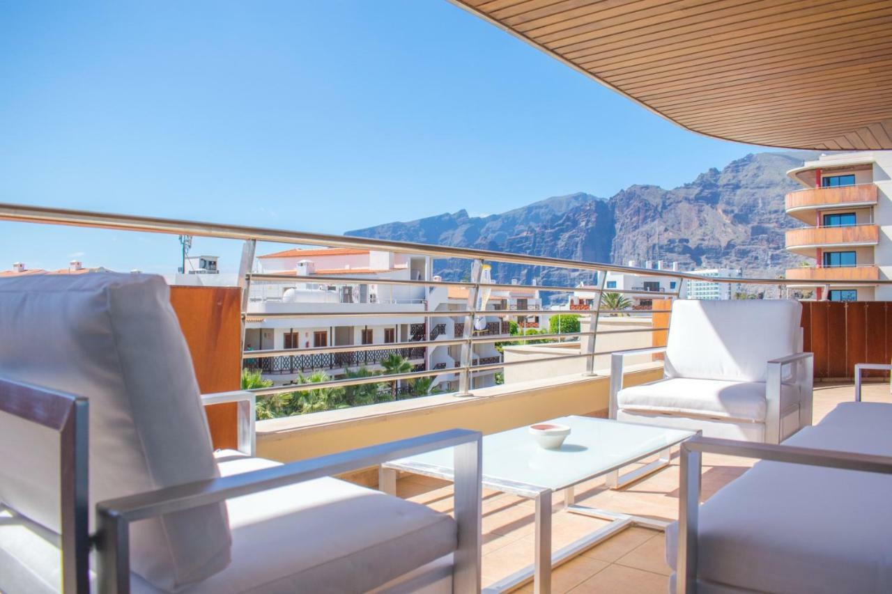 Large Terrace With Views On The Cliffs At Balcon De Los Gigantes Puerto de Santiago Kültér fotó